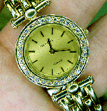 Geneve diamond watch.