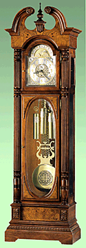 Grandfather clock.